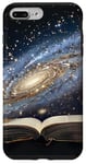 iPhone 7 Plus/8 Plus Book Galaxy Star Stars Pattern Print Case