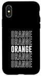 Coque pour iPhone X/XS Orange