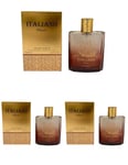 3 x Saffron Italiano Man EDT Spray Men's Perfume Fragrance Aftershave for him