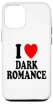 Coque pour iPhone 12/12 Pro I Heart (Love) Dark Romance Reading Romans Livres