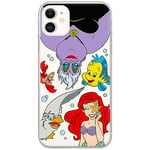 ERT GROUP Coque de téléphone Portable pour Iphone 11 Original et sous Licence Officielle Disney Motif Ariel 008 Parfaitement adapté à la Forme du téléphone Portable, partiel imprimé