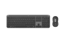 Logitech Signature Slim Combo MK950 - sats med tangentbord och mus - 100 % (full storlek) - QWERTZ - tysk - grafit Inmatningsenhet