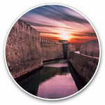 2 x Vinyl Stickers 20cm - Royal Walls Ceuta Spain Sunset Cool Gift #21324