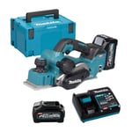 MAKITA MACHINES Rabot à battue 40V max 82 mm XGT KP001GM201 2 x 4,0Ah + chargeur en coffret MakPac