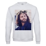 Sweat Shirt Homme Jim Morrison Couronne De Fleur The Doors Photo Vintage