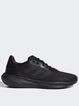 adidas Performance Runfalcon 3 Trainers - Black, Black, Size 6, Men