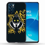 Coque pour Oppo Reno 6 Manga Assassination Classroom Kuro Noir