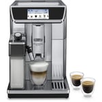 DELONGHI ECAM 650.75.MS Automatisk espressomaskin med kvarn PrimaDonna Elite - Rostfritt stål