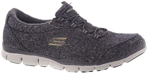 Skechers Wash-A-Wool Gratis Good Idea, Chaussures de Walking Femme, Charcoal, 38