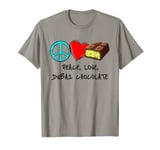 Peace, Love, Dubai Chocolate T-Shirt