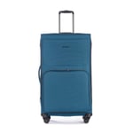 Stratic Bendigo Light+ Valise Souple Valise à roulettes avec Serrure à Valise TSA 4 roulettes Extensible, pétrole, 55 cm, S