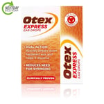 Otex Express Ear Drops 10ml - Clinically Proven Wax Removal for Hardened Ear Wax