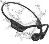 Casque Conduction Osseuse Natation, Casque Conduction Osseuse Ecouteur Waterproof Natation Bluetooth 5.3 Ip68 Mp3 Etanche Natation 32Gb,Ecouteurs Sans Fil Sport Ecouteur Piscine, Natation