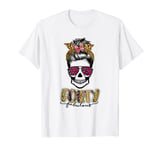 Forty & Fabulous Sugar Skull Mom 40th Birthday Gifts T-Shirt