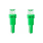 2x ampoule led 12V T5 W2x4,6d vert voiture moto camion tracteur remorque éclairage universel lumière