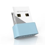 NEWFAST Clé WiFi Puissante 150 Mbps Taille Nano Adaptateur USB WiFi 2,4 GHz Clé USB sans Fil Adaptateur Réseau USB,Dongle WiFi pour PC/Desktop/Portable,Installation Facile,NF-U311