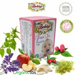 Baby Fruit Tea Child Infant Organic Apple Rosehip Fennel Lavender Nettle 20 Bags