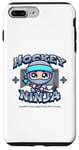 Coque pour iPhone 7 Plus/8 Plus Joueur ninja de hockey sur glace