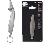 FELCO 904 Meule (outil d'affûtage pour les ciseaux de jardin) & 903 Pierre à aiguiser avec revêtement en diamant (tous les outils de coupe, y compris : sécateurs, élagueurs, longueur 100 mm)