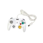 Manette Filaire Vibrante Game Cube compatible Wii Blanche