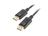 5901969413373 Lanberg CA-DPDP-10CC-0018-BK DisplayPort cable 1.8 m Black Lanberg