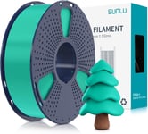 PLA+ Filament 1.75mm,Filament PLA Plus pour Imprimante 3D,Filament PLA+ 1KG pour impression 3D avec Meilleure Résilience,Neatly Wound,Précision+/-0.02mm,Vert menthe