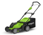 Greenworks Greenworks, G40LM41, Gräsklippare 41cm, 40V, 4Ah batteri och laddare