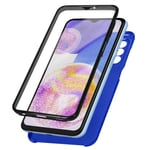 360° Case for Samsung A23 5G / M23 5G Flexible Front & Rigid Back – Blue