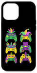 Coque pour iPhone 12 Pro Max Mardi Gras Manette de Jeu Vidéo Jester Chapeau Gamers Enfants