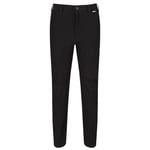 Regatta Mens Highton Hiking Trousers (Black) - Size 32W/30L