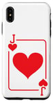 Coque pour iPhone XS Max Jeu de cartes Jack of Hearts - Costume d'Halloween - Rouge