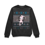 Pokémon All I Want For Christmas Is Mew Unisex Christmas Jumper - Black - L - Black