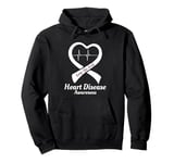 Heart Disease Awareness Keep The Beat Valentines Pullover Hoodie