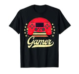 Vintage Gaming Video Game Players Teenage Boys Men Gamer T-Shirt