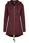 Urban Classics Girl's Sweat Parka Jacket, Redwine, 146/152