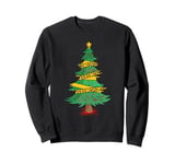 True Crime Christmas Tree Holiday Horror Blood Crime Scene Sweatshirt