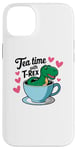 iPhone 14 Plus Tea Rex T-Rex Funny Tee For Tea Lovers Drinkers And Dinosaur Case