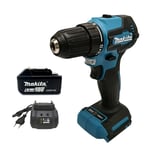 Makita-Outil compact sans fil,tournevis sans balais à percussion,perceuse électrique aste,batterie 18V,DDF485,10mm - Type 1 battery 1 charge