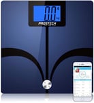PROSTECH Smart Scales - Bluetooth Body Fat Analyser. Works with Apple Health for iPhone and selected Android Devices. Monitor your weight loss with these digital bathroom scales