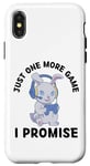 Coque pour iPhone X/XS Cute Rabbit, encore un jeu, je le promets à Rabbit Lover