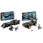 LEGO 76224 DC La Batmobile : Poursuite Entre Batman et Le Joker, Jouet de Voiture Batmobile 1989 & 76264 DC La Poursuite du Joker en Batmobile, Jouet de Voiture, avec Brique de Démarrage