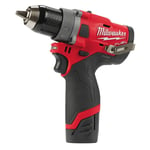 Milwaukee M12 FDD-202X Borr-/Skruvdragare 12V FUEL (2x2,0ah)