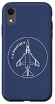 iPhone XR F-4 Phantom II American Jet Plane Badge Case