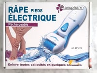 RÂPE PIEDS ELECTRIQUE  Manupharm-  Anti-callosités - RECHARGEABLE - Produit NEUF