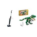 Vileda Steam Mop Plus, UK Version, Black, Efficient and Hygienic Cleaning for Floors & LEGO 31058 Creator Mighty Dinosaurs Toy, 3 in 1 Model, T. rex