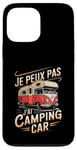 Coque pour iPhone 13 Pro Max Je Peux Pas J’ai Camping Car Homme Humour Retraite Vintage