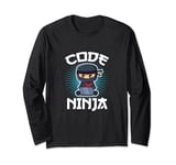 Code Ninja Programmer Coder Computer Programming Coding Long Sleeve T-Shirt
