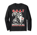 Texas hold 'em Poker GOAT Greatest off all Texas hold 'em Long Sleeve T-Shirt