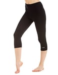 Winshape WTL2 Women's Casual Sport Yoga Slim-Fit Capri 3/4 Length - Treggins- Trousers Black black Size:XS