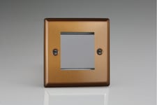 Varilight XYG2.BZ DataGrid Plate, urban brushed bronze, 2 grid spaces